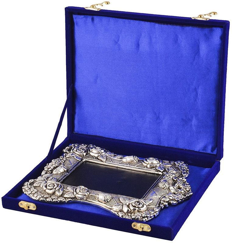 Delhi Gift House Silver-plated Personalized, Customized Gift Best Friends Reel Photo Collage gift for Friends, BFF with Frame, Birthday Gift,Anniversary Gift Table  (Silver, 1 Photo(s), 5*7 inch)