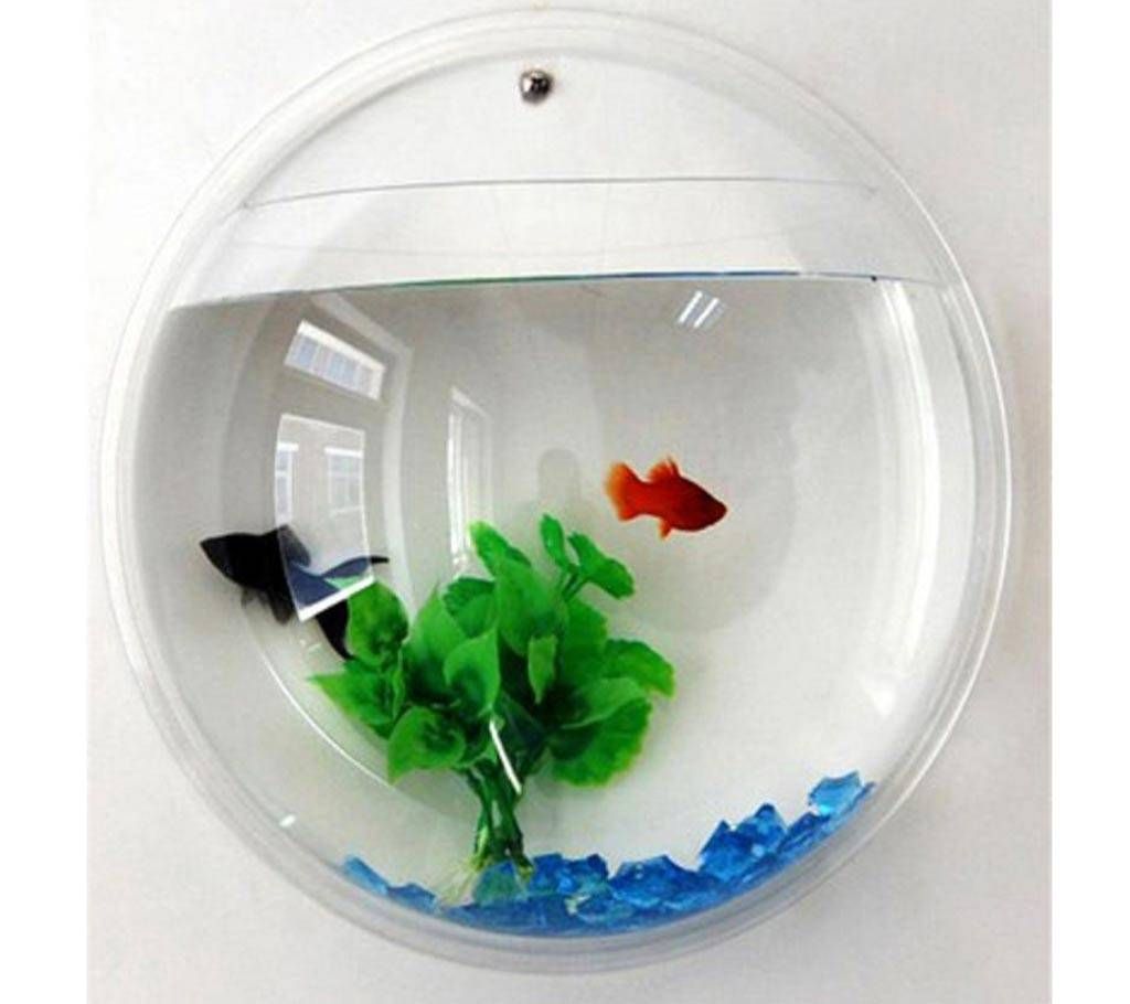 Acrylic Wall Hanging Flower Pot Creative Fish Tank 29 Acrylic Wall Hanging Flower Pot Fish Tank 29cm Clear