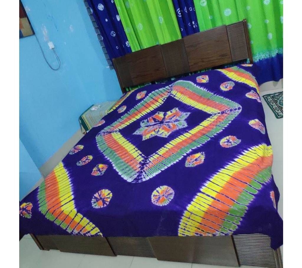 BED SHEET DOUBLE 100% COTTON