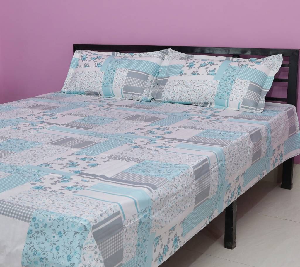 Pakija Cotton Bed Sheet (Double) 