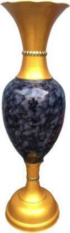 Procyon Iron Vase  (24 inch, Gold, White)