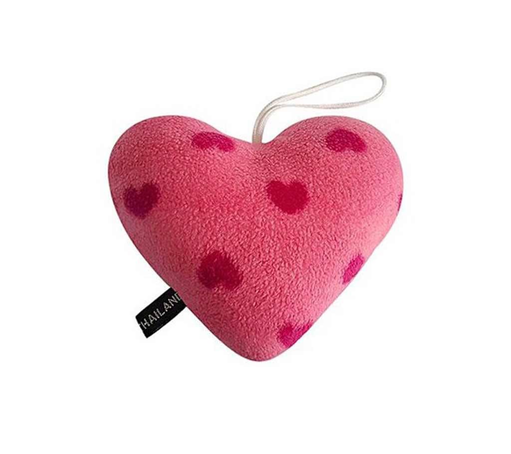 Heart Shaped pillow - coral