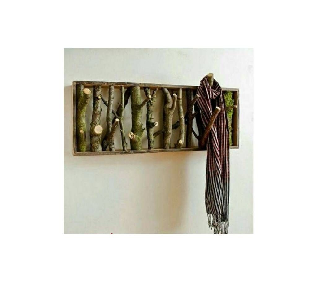 beautiful wooden hanger