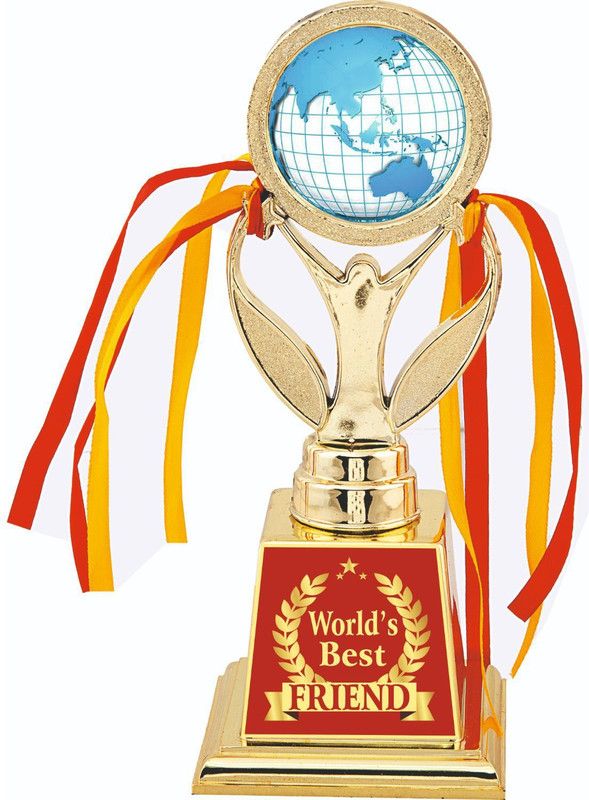 AARK INDIA Friend Birthday/ Anniversary/ Festival Gift:Trophy:Award (PC00751) Trophy  (9.5 Inch)