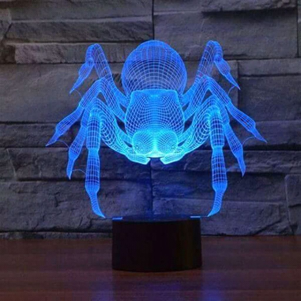 Spider Remote Control 3D Lamp