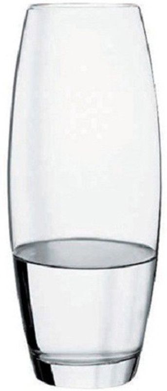 PASABAHCE Flora Glass Vase  (10.25 inch, Clear)