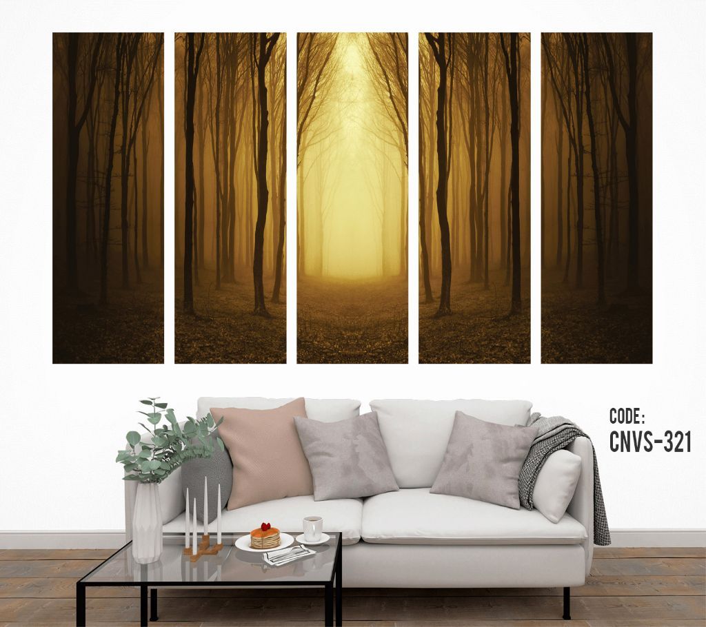 CNVS-321 Forest Wall Canvas Art Prints 48 inch x 24 inch