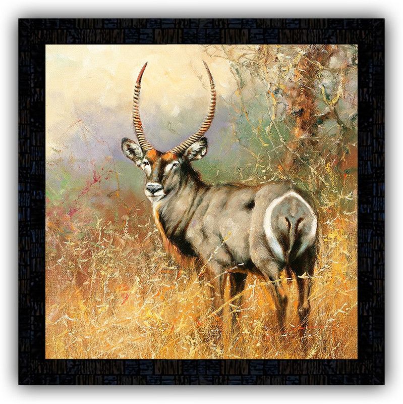 Poster N Frames framed poster of 19036 Digital Reprint 14 inch x 14 inch Painting  (With Frame)