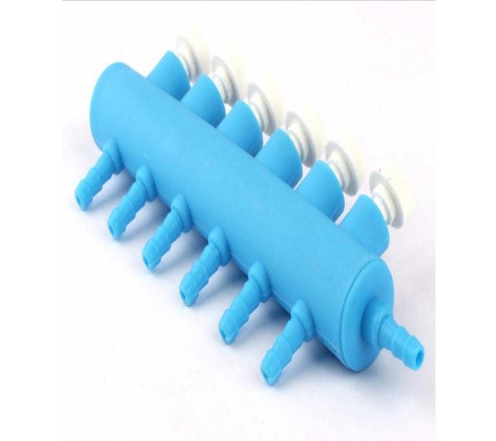 1pcs 6 Way Air Pump Splitter Valve Aquarium Fish Tank Fittings Adjustable Oxygen Flow Control Valve