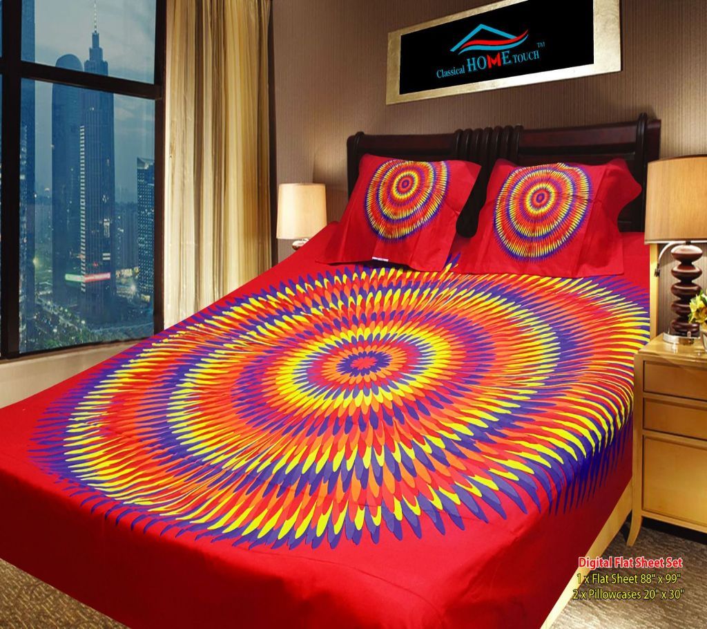 King Size Panel Bedsheet - 14 (2) - ANJ