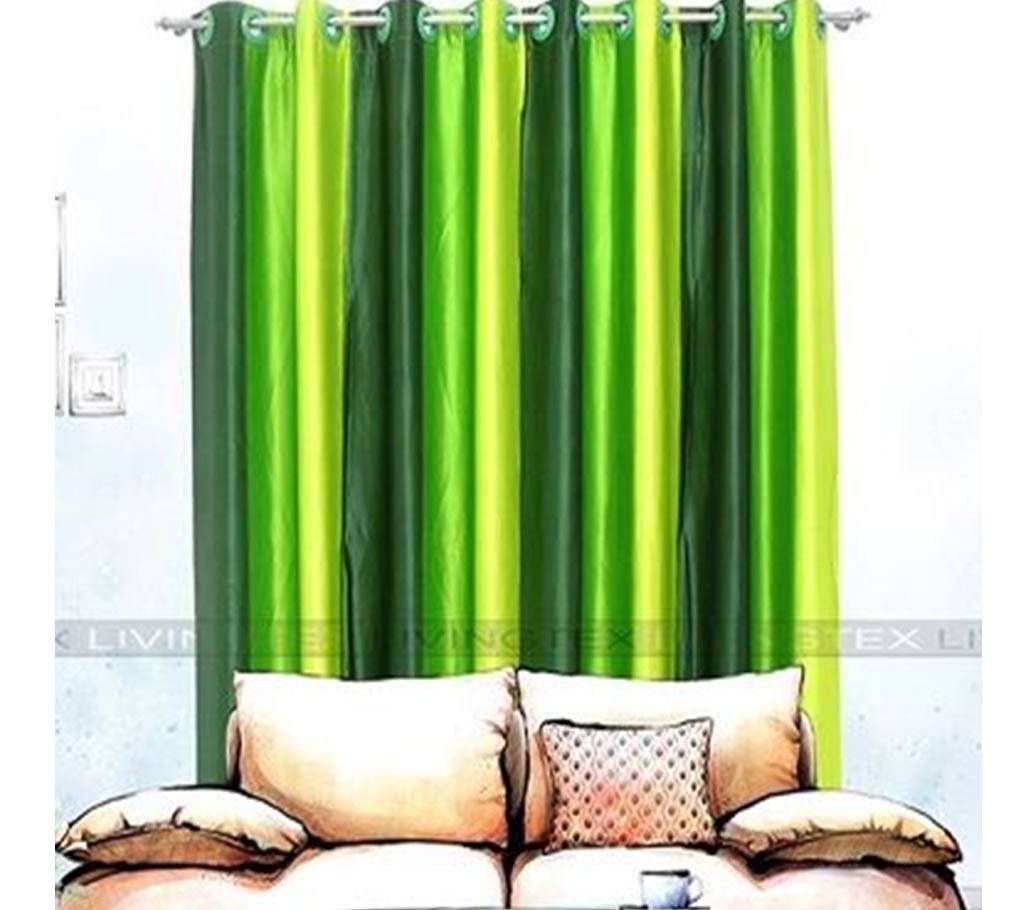 Indian eyelet porda 6 PCS-green