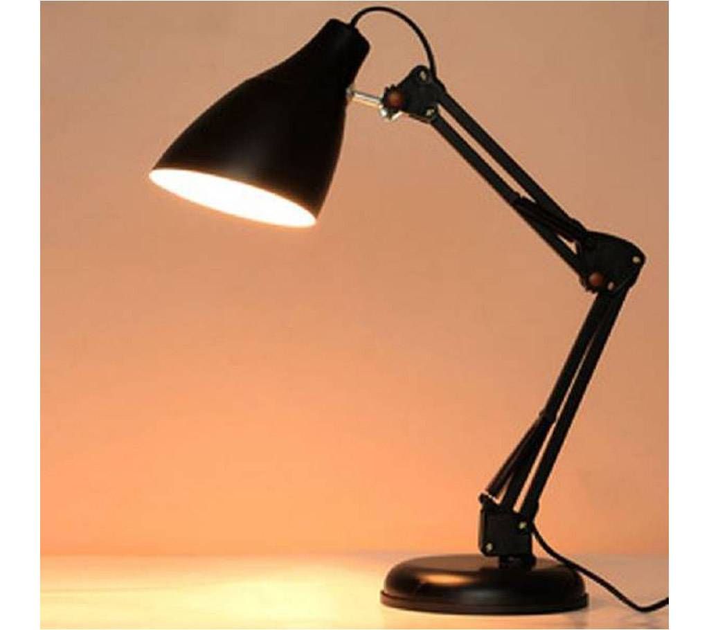 Classic Desk Lamp Metal Body - Black