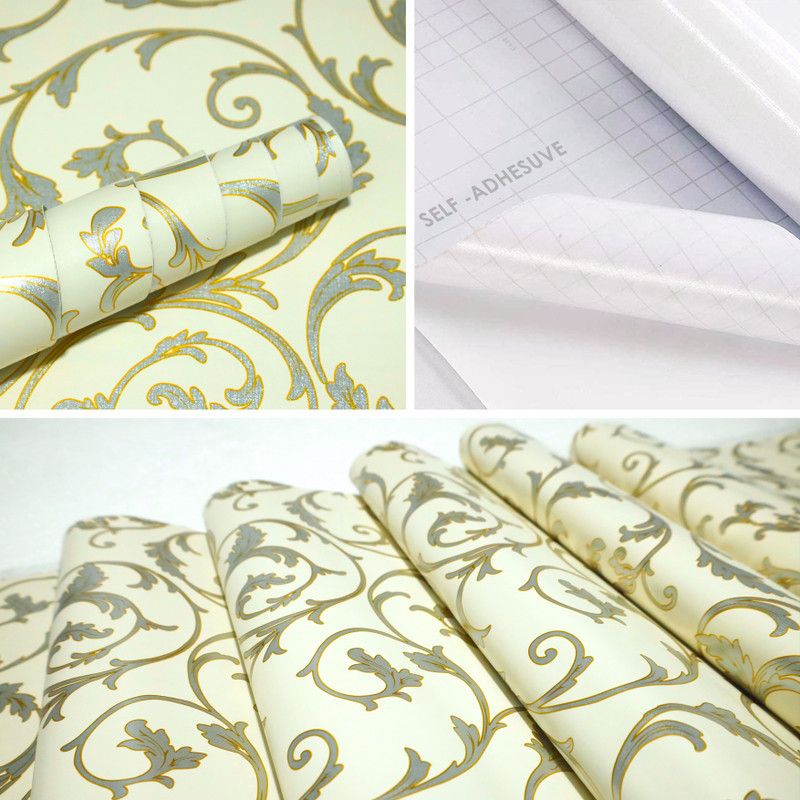 iidam Decorative Multicolor Wallpaper  (500 cm x 45 cm)