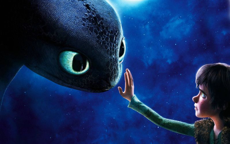 Dragons how to train your dragon toothless Wall Wall Poster Print on Art Paper 13x19 Inches Paper Print  (19 inch X 13 inch, Rolled)
