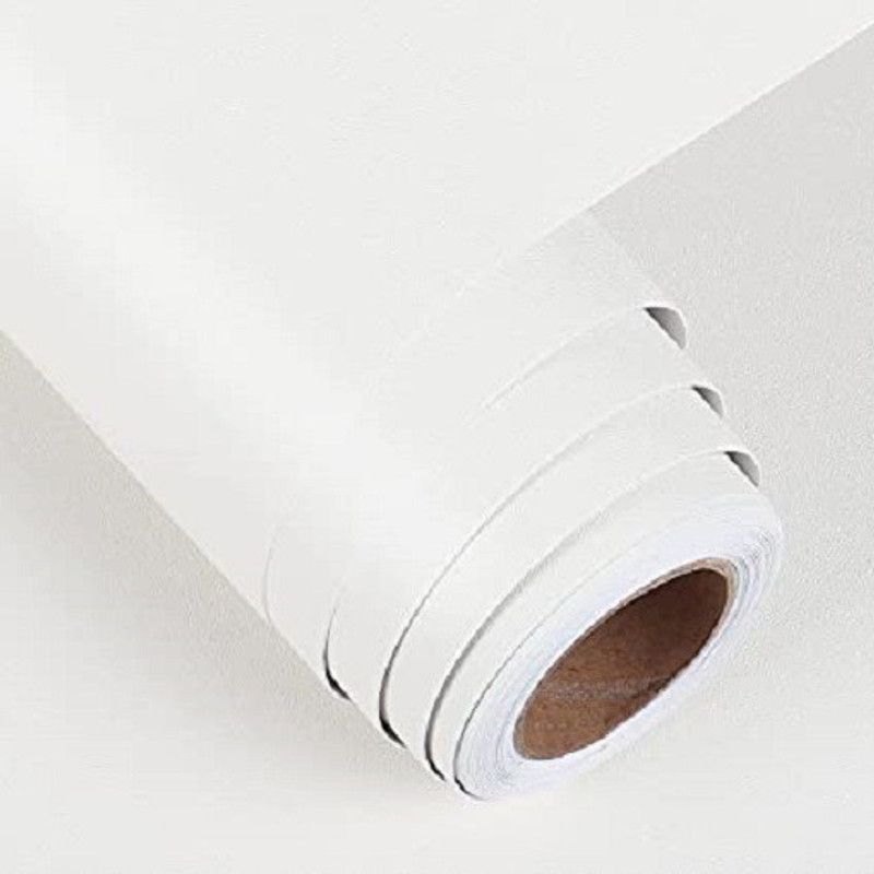 Wallmate Classics White Wallpaper  (38.1 cm x 76.2 cm)