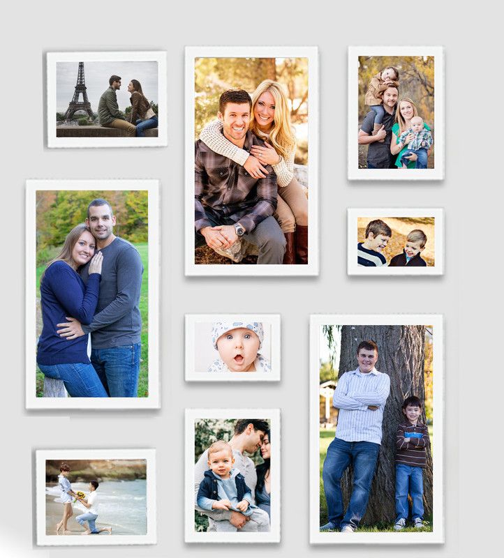 SWADESI STUFF MDF Personalized, Customized Gift Best Friends Reel Photo Collage gift for Friends, BFF with Frame, Birthday Gift,Anniversary Gift  (White, 9 Photo(s), 2 frame : 3.5x5 inch, 4 frame : 5x7 in ch, 3 frame : 7x12 inch)