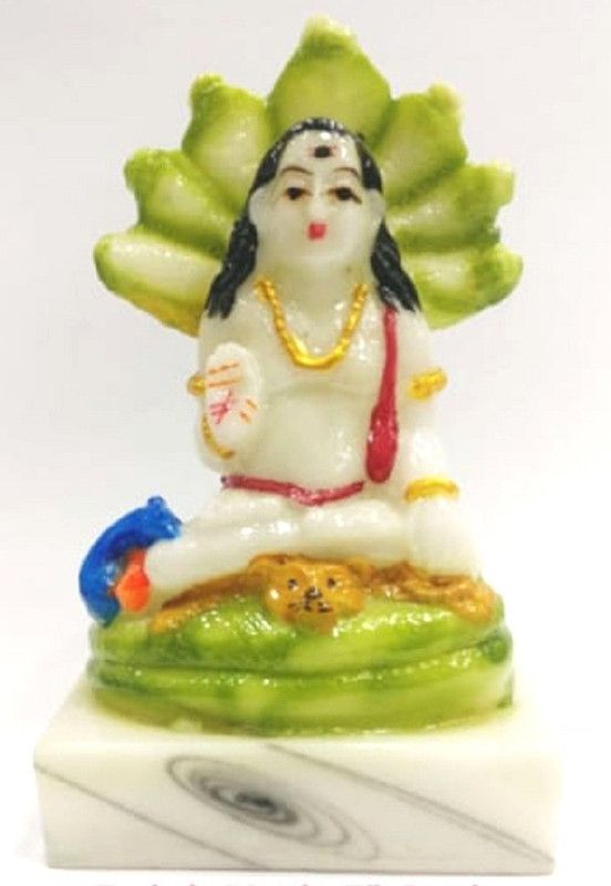 Love Kart Marble Look Baba Balaknath Statue For Home, Temple, Pooja, Gift Decorative Showpiece - 12 cm  (Polyresin, Multicolor)