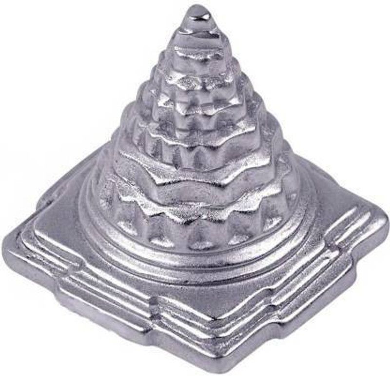 brahmgyan gallary original and effective parad sriyantra for office factory home vastu/brahmgyan gallary Decorative Showpiece - 3.5 cm  (Metal, Silver)