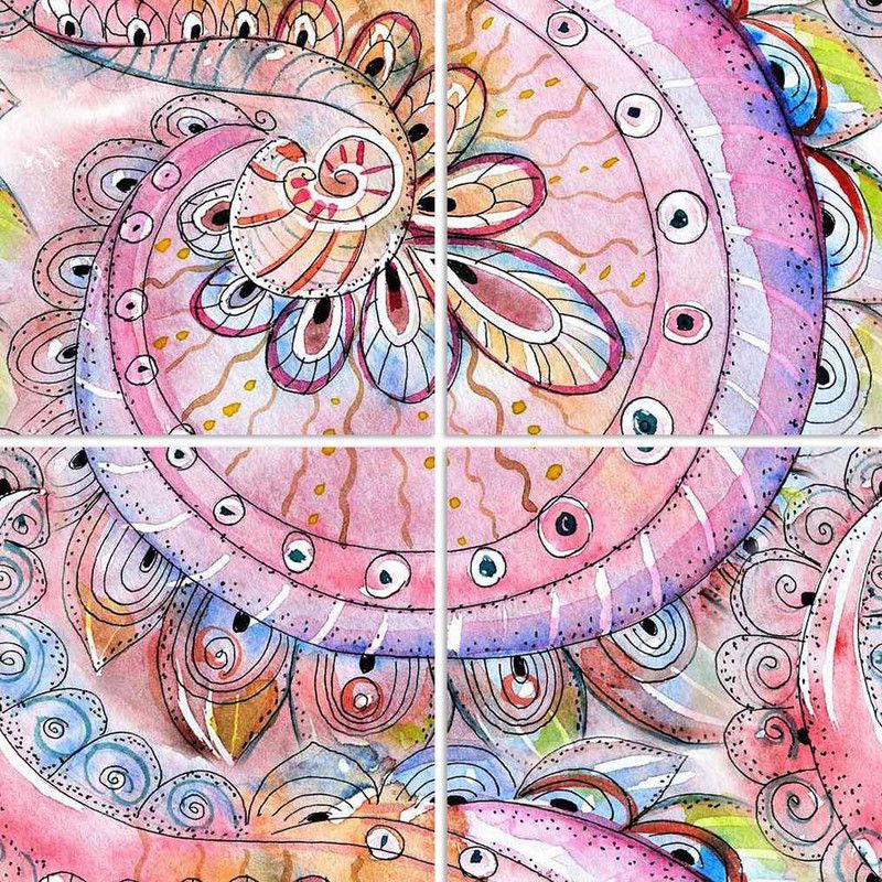 Digital Reprint 36 inch x 36 inch Painting