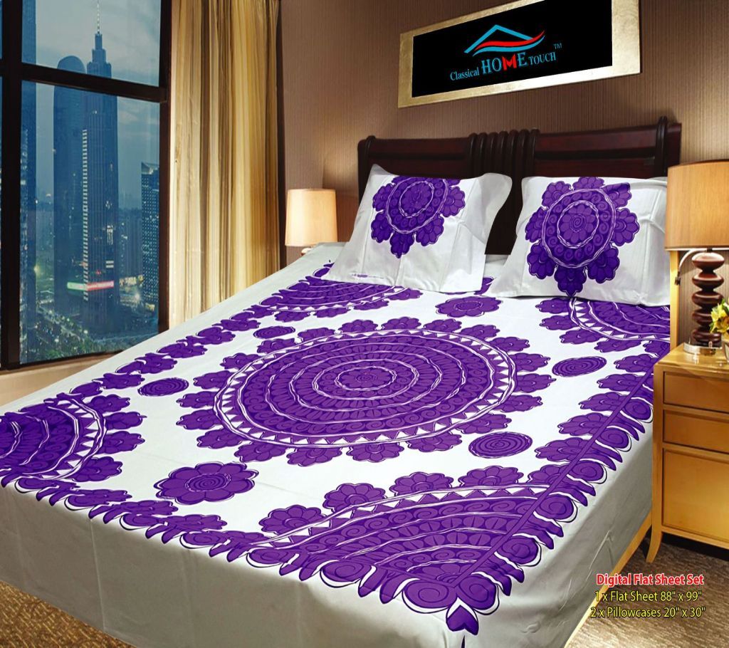 King Size Panel Bedsheet - 16 (1) - ANJ