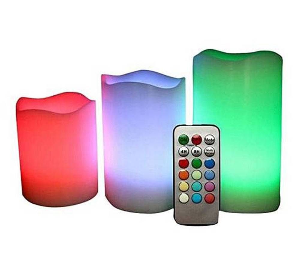 Remote Operated Color Changing Electric Candle