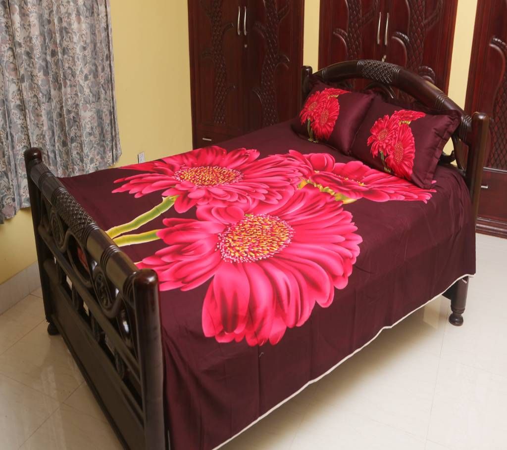Double size cotton bed sheet-118