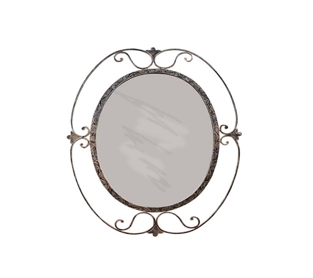 MRR-102 - Oval Round Wall Mirror - Antic and Golden