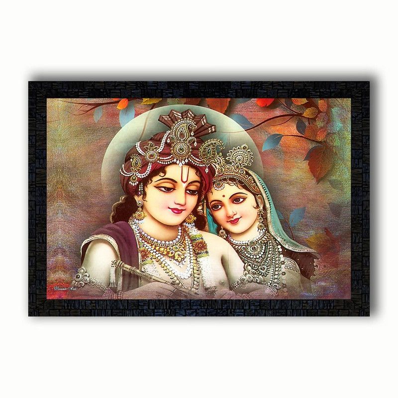 Poster N Frames UV Textured Decorative Art Print Digital Reprint 14 inch x 20 inch Painting  (With Frame)