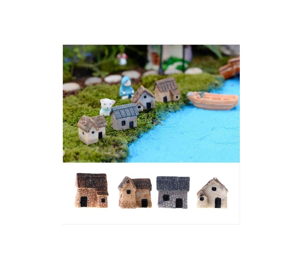 10Pcs Cute mini Houses