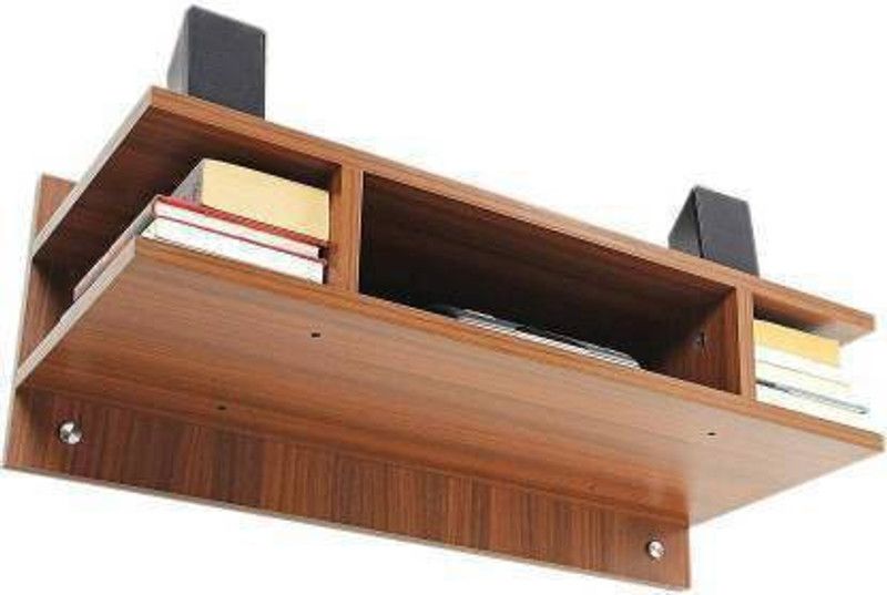 AN Craft Wall shelf set up box stand & wifi stand MDF (Medium Density Fiber) Wall Shelf  (Number of Shelves - 4, Brown)