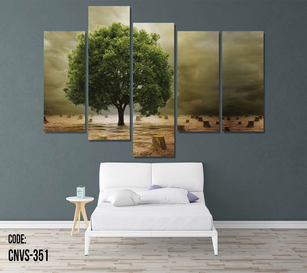 CNVS-351 Nature Destroy Wall Canvas Art Prints 78 inch x 48 inch