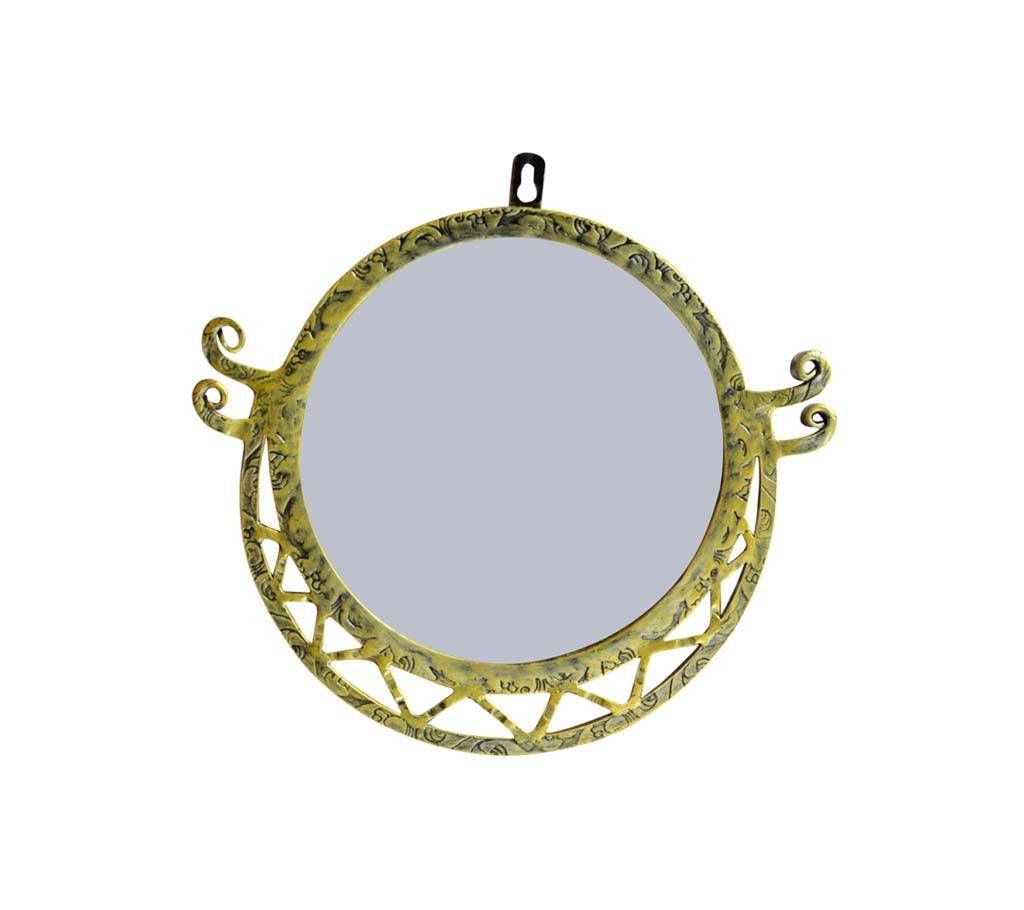 MRR-111 - Round Accent Wall Mirror - Golden