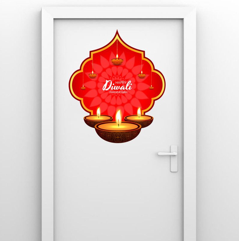WALL STICKER 50 cm GNWD210 Self Adhesive Sticker  (Pack of 1)