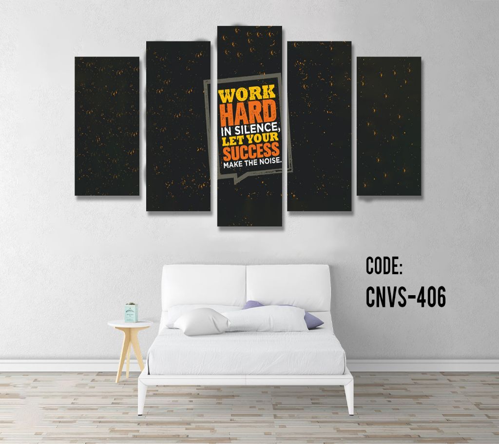 CNVS-406 Work Hard Wall Canvas Art Prints 78 inch x 48 inch