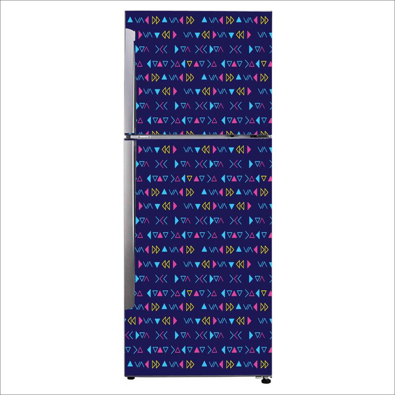 Psychedelic Collection 60 cm Decorative memphis abstract style Self Adhesive Sticker  (Pack of 1)