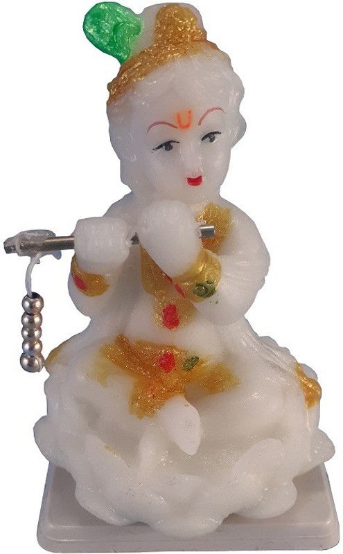 Stylewell (M:1103) Radium Unbreakable(Pvc Material) Lord Krishna Religious Idol/Figurine Statue Decorative Decorative Showpiece - 9 cm  (Plastic, Multicolor)