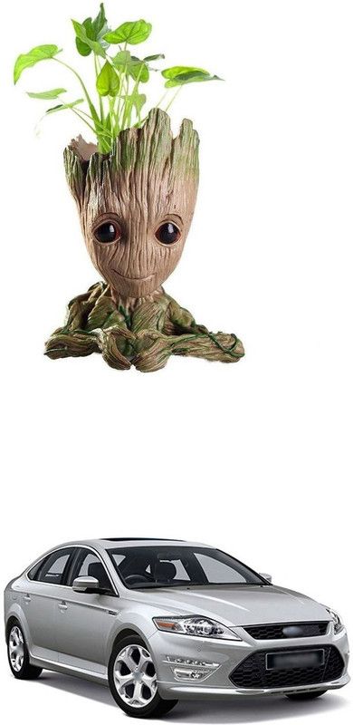 PRTEK Guardians of The Galaxy Baby Groot Multi Purpose Flower Pot/Pen Stand 64 Decorative Showpiece - 8 cm  (Plastic, Multicolor)