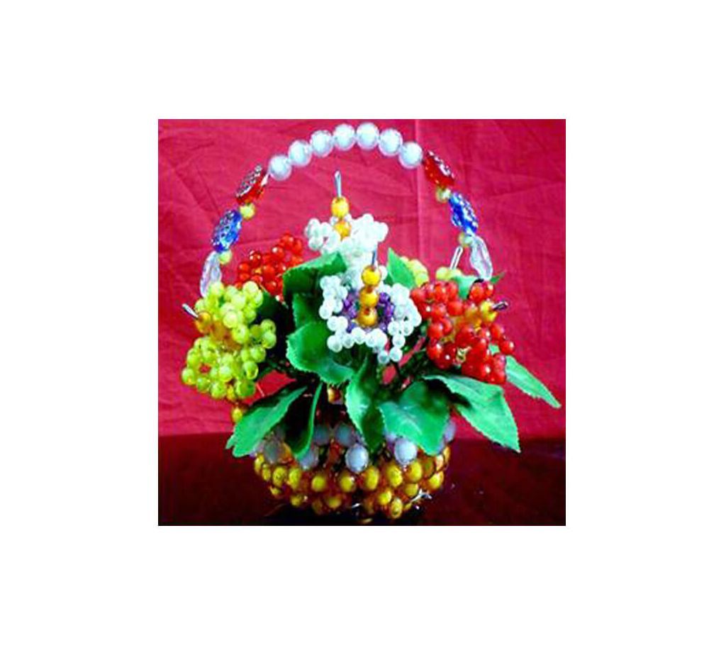 Putty flowers with baskets