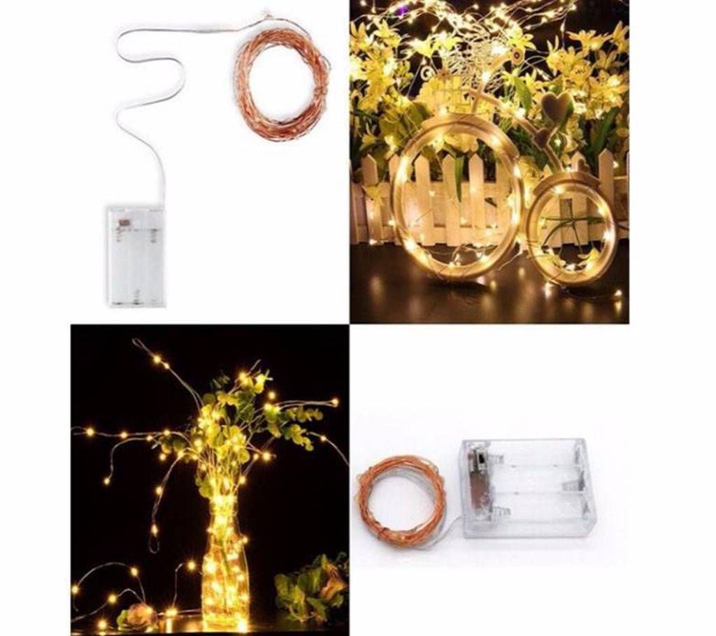 10m 100 LED Battery Powered Festival LED String Light