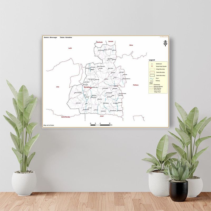 BRITISH TERMINAL 60 cm Bhavnagar DISTRICT Gariadhar TALUKA Self Adhesive Sticker  (Pack of 1)