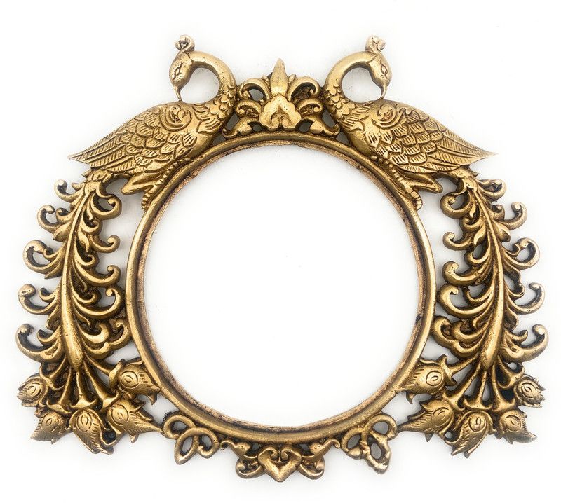Bhunes Brass Prabhavali | Prabhavali Frame | Prabhawal | Brass Arch For Home | Prabhavali Brass Frame |Brass Arch | Prabhaval | Brass Prabhavalli | Frame For Wall Decorative Showpiece - 21 cm  (Brass, Gold)