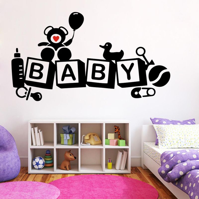 SUDARSHAN DESIGNS 76 cm BABY Wall Decal Self Adhesive Sticker  (Pack of 1)