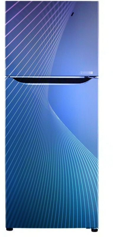 Decor studio 60 cm abstract sky line Fridge wallpaper poster Adhesive Vinyl Sticker Fridge wrap Decorative sticker (pvc vinyl covering area 60cm X 160cm ) Self Adhesive Sticker  (Pack of 1)