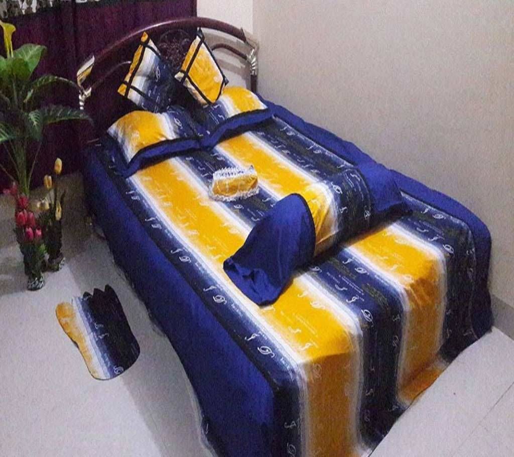 Pack of 8pcs Cotton Double Size Bed Sheet Set