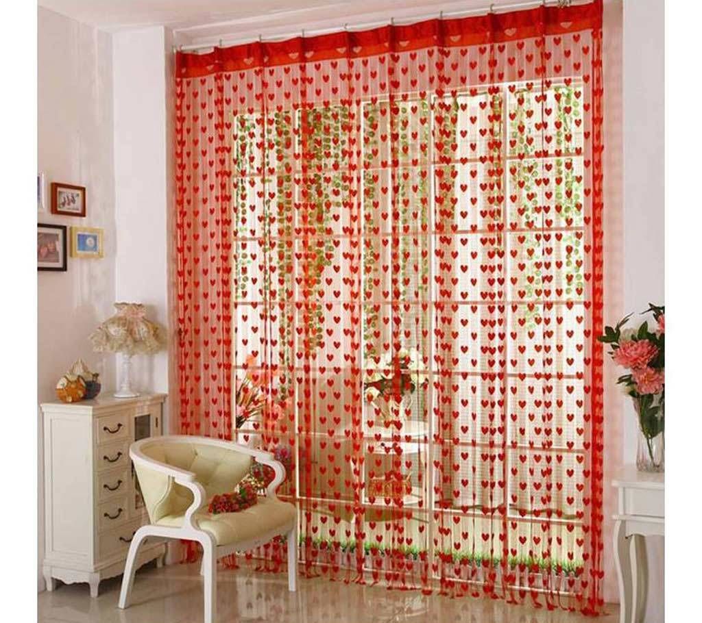 HEART Romantic Curtain (2 pcs)