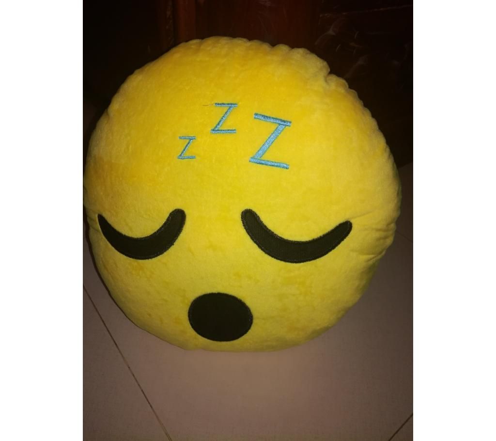 sleeping emoji pillow