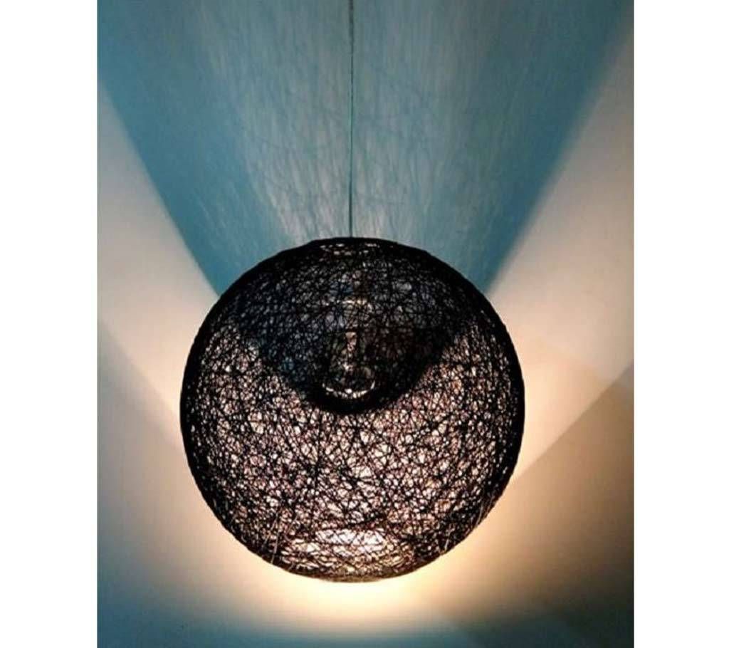 Designer Hanging Lamp Shade (Black)