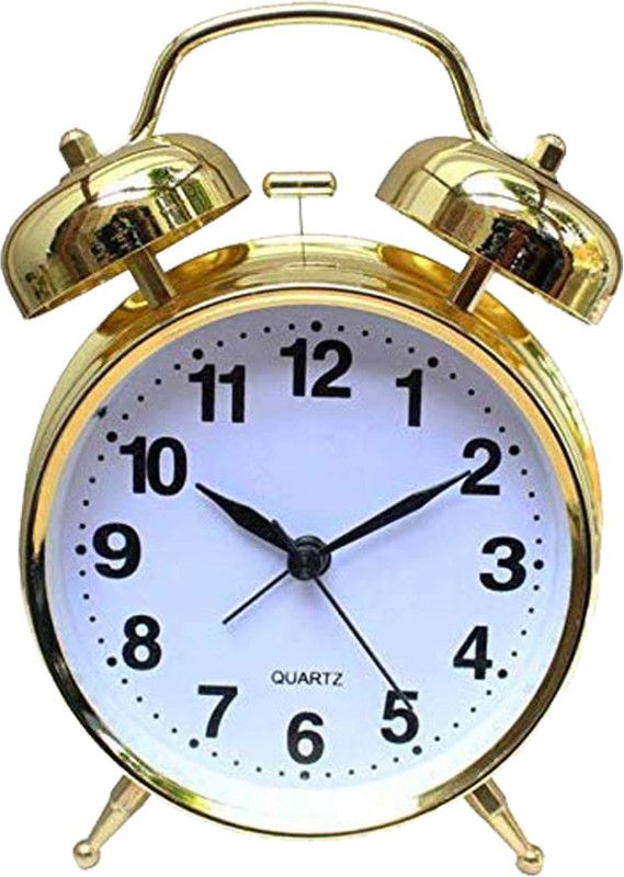 HR creation Analog Golden Clock