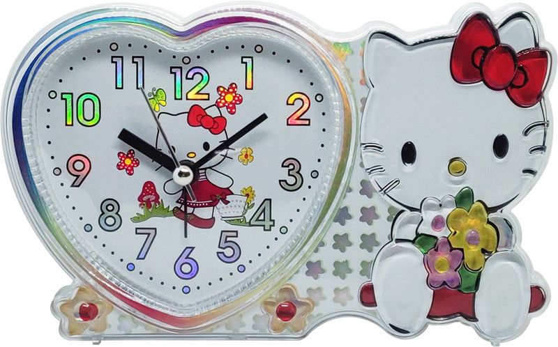 Gabbar Analog White Clock