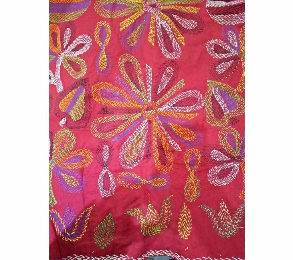 Red Nakshi Kantha (ESC-81)